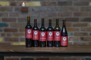 Premium red wine collection from the Gold Brick Club at Red Brick Winery, inspired by Napa Valley